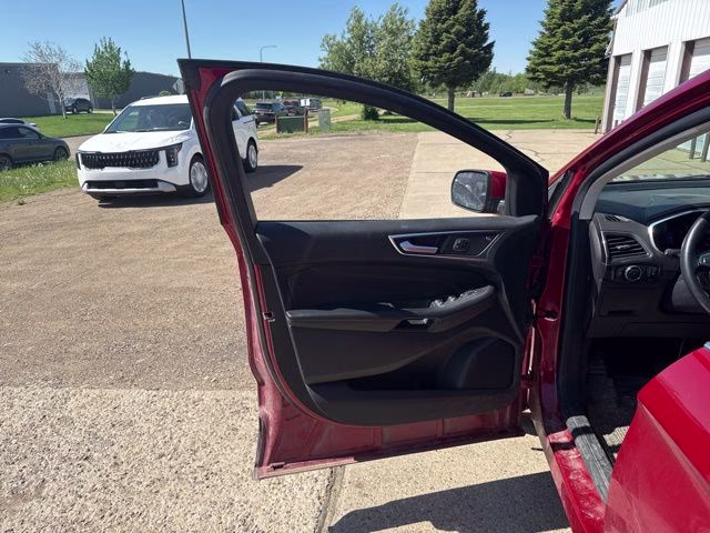 2021 Red Ford Edge Titanium AWD SUV