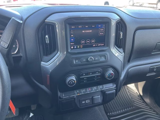 2021 Cherry Red Tintcoat Chevrolet Silverado 1500 Custom 4X4 Truck