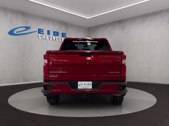 2021 Cherry Red Tintcoat Chevrolet Silverado 1500 Custom 4X4 Truck