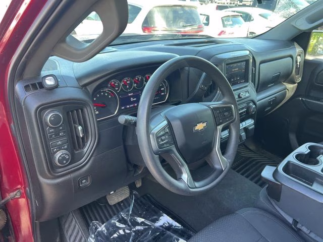 2021 Cherry Red Tintcoat Chevrolet Silverado 1500 Custom 4X4 Truck