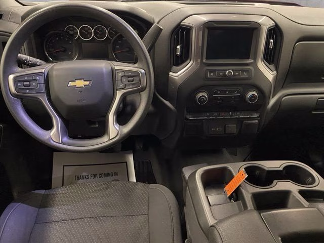 2021 Cherry Red Tintcoat Chevrolet Silverado 1500 Custom 4X4 Truck