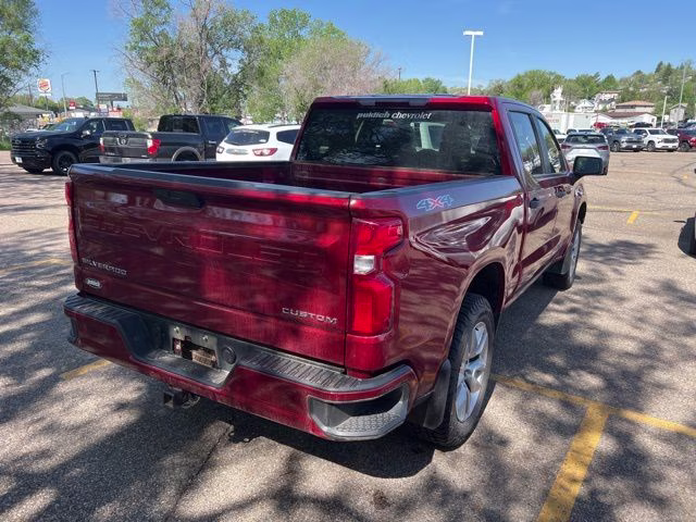 2021 Cherry Red Tintcoat Chevrolet Silverado 1500 Custom 4X4 Truck