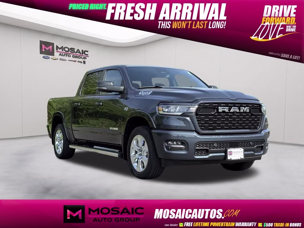 2026 Forged Blue Metallic Ram 1500 Big Horn/Lone Star 4X4 Truck