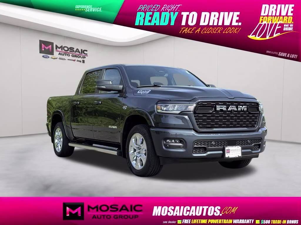 2026 Forged Blue Metallic Ram 1500 Big Horn/Lone Star 4X4 Truck