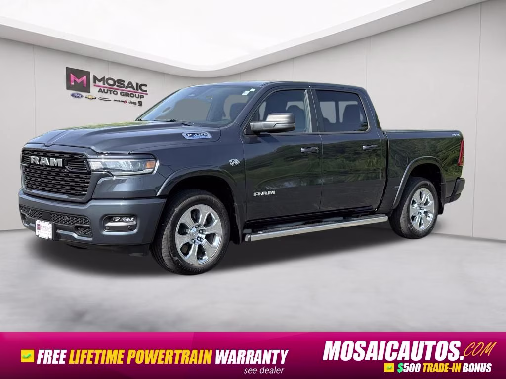 2026 Forged Blue Metallic Ram 1500 Big Horn/Lone Star 4X4 Truck