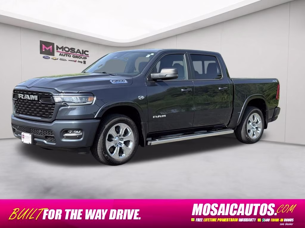 2026 Forged Blue Metallic Ram 1500 Big Horn/Lone Star 4X4 Truck