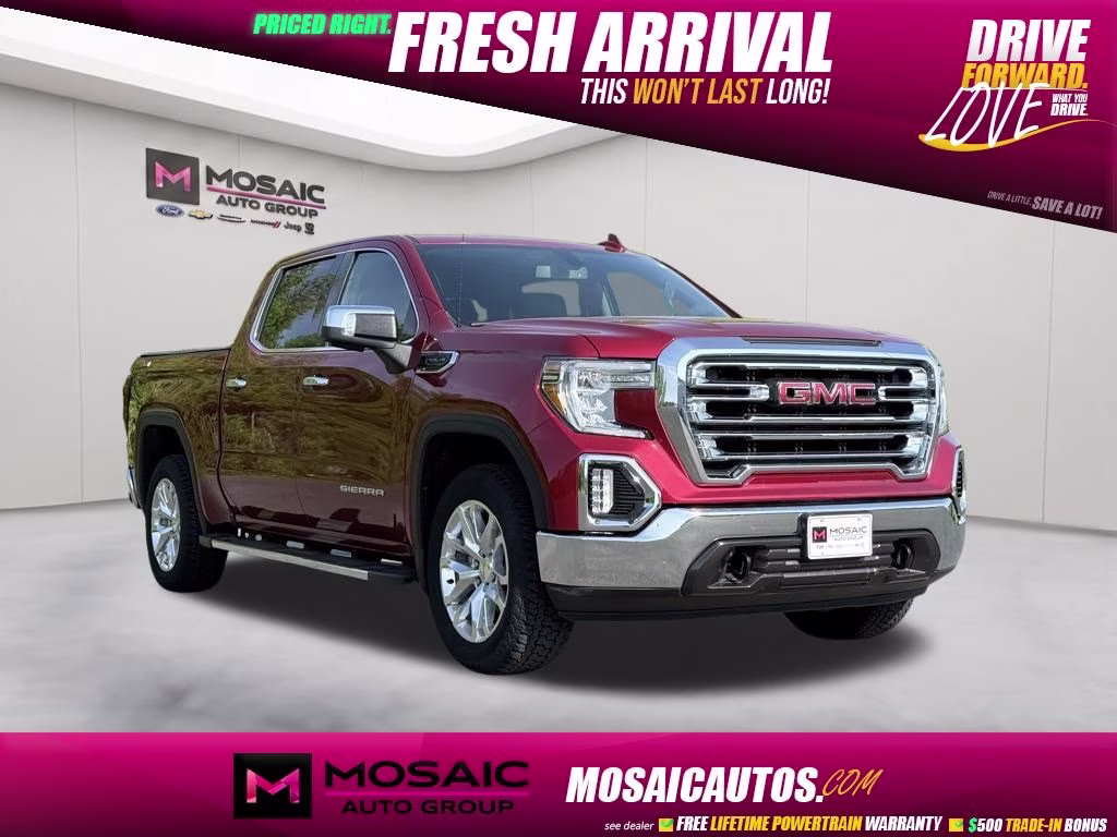 2020 Red Quartz Tintcoat GMC Sierra 1500 SLT 4X4 Truck