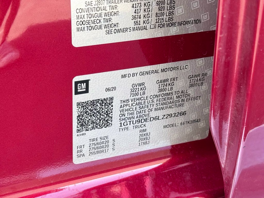 2020 Red Quartz Tintcoat GMC Sierra 1500 SLT 4X4 Truck