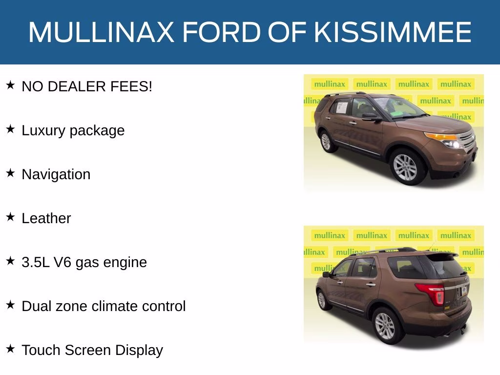 2011 Golden Bronze Metallic Ford Explorer XLT FWD SUV