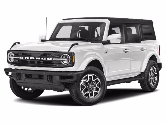 2022 White Ford Bronco Outer Banks 4X4 SUV
