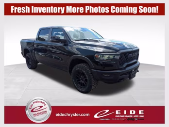 2025 Diamond Black Crystal Pearlcoat Ram 1500 Rebel Truck
