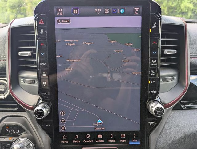 2025 Diamond Black Crystal Pearlcoat Ram 1500 Rebel 4X4 Truck