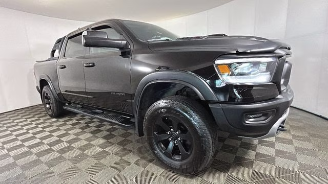 2020 Diamond Black Crystal Pearlcoat Ram 1500 Rebel 4X4 Truck