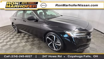 2022 Crystal Black Pearl Honda Accord Sport FWD Sedan