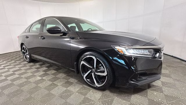 2022 Crystal Black Pearl Honda Accord Sport FWD Sedan