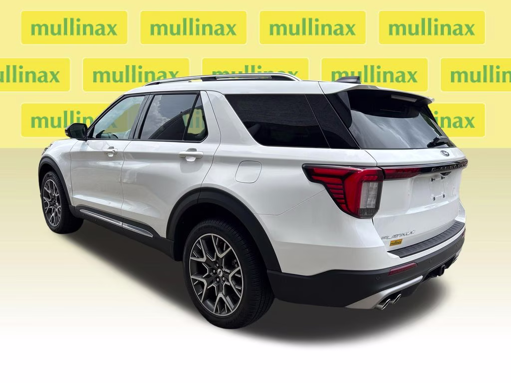 2025 White Metallic Ford Explorer Platinum 4X4 SUV