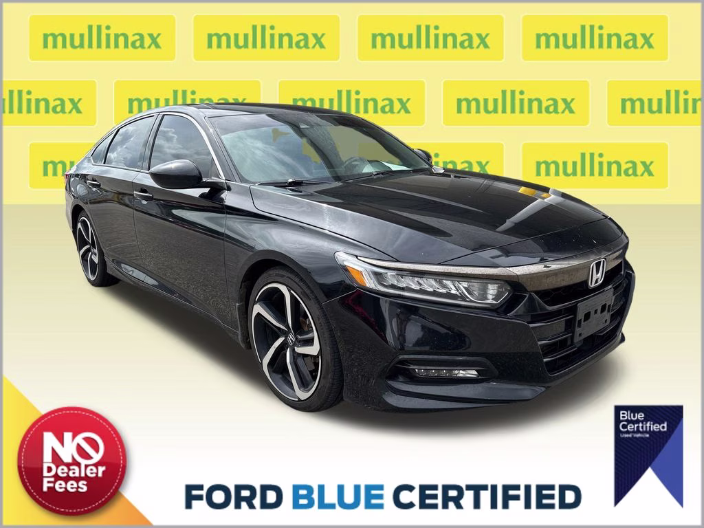 2019 Crystal Black Pearl Honda Accord Sport FWD Sedan