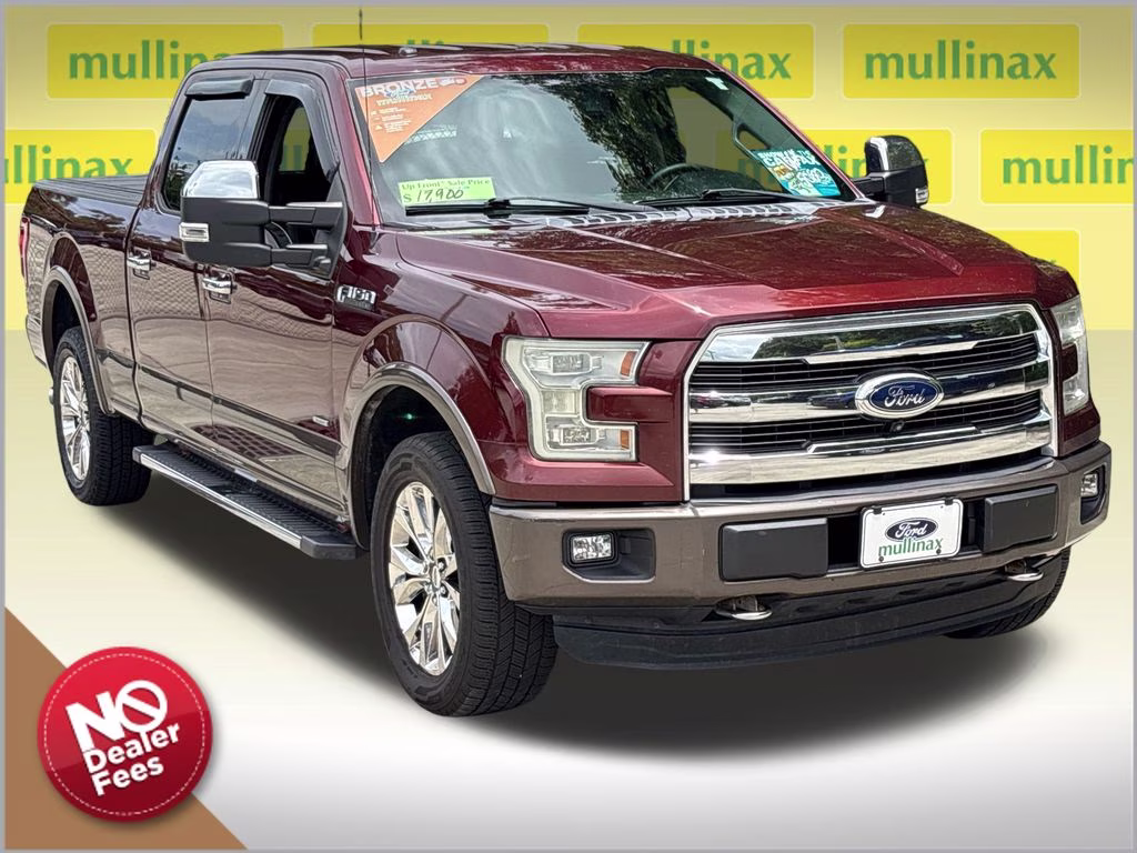 2015 Bronze Fire Metallic Ford F-150 Lariat 4X4 Truck