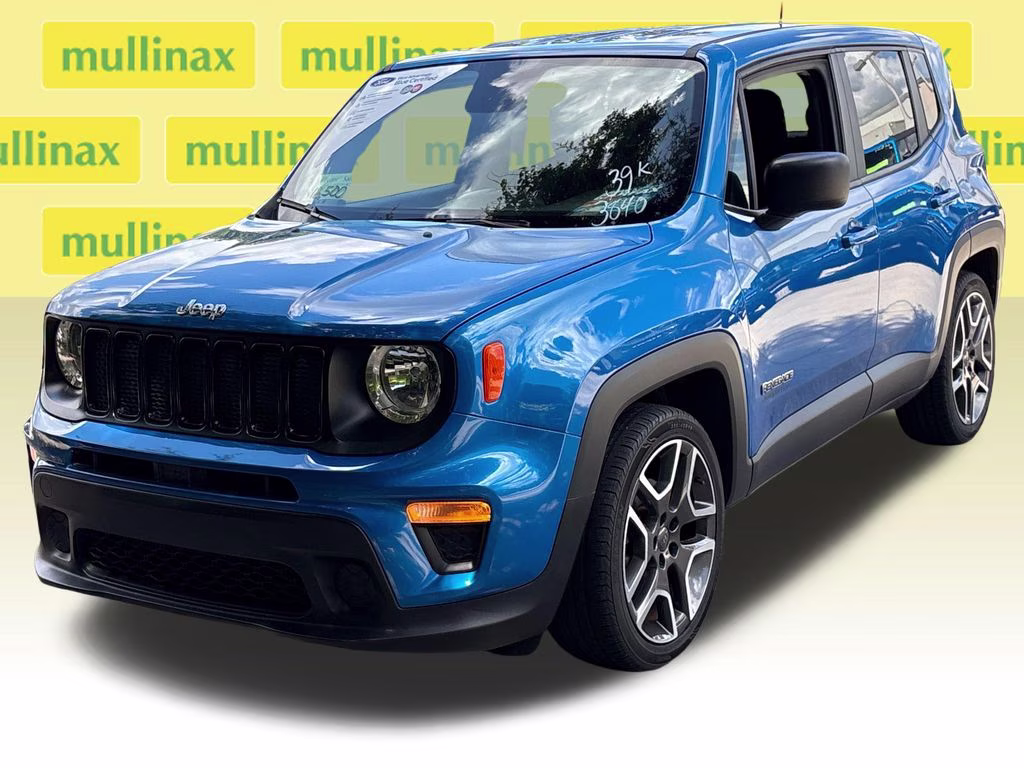 2020 Brilliant Blue Metallic Clear Coat Jeep Renegade Sport FWD SUV