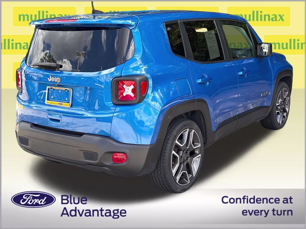 2020 Brilliant Blue Metallic Clear Coat Jeep Renegade Sport FWD SUV