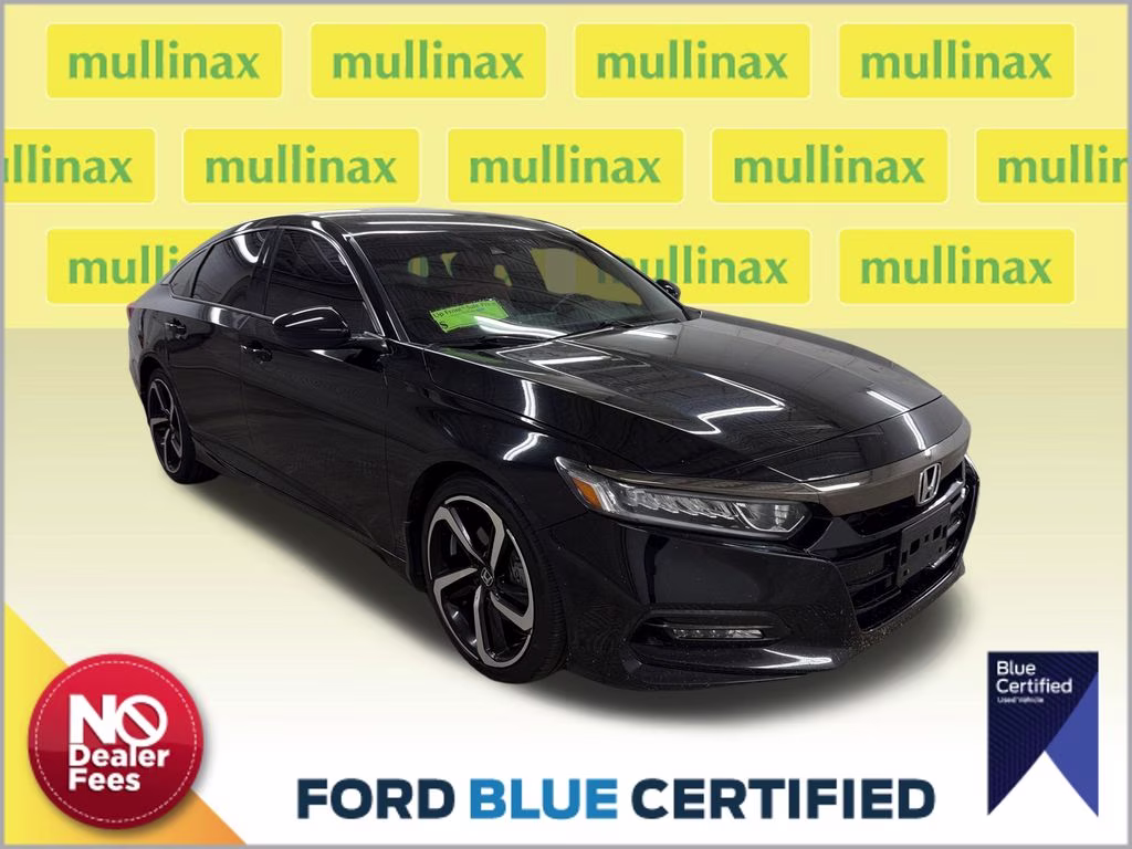 2019 Crystal Black Pearl Honda Accord Sport FWD Sedan