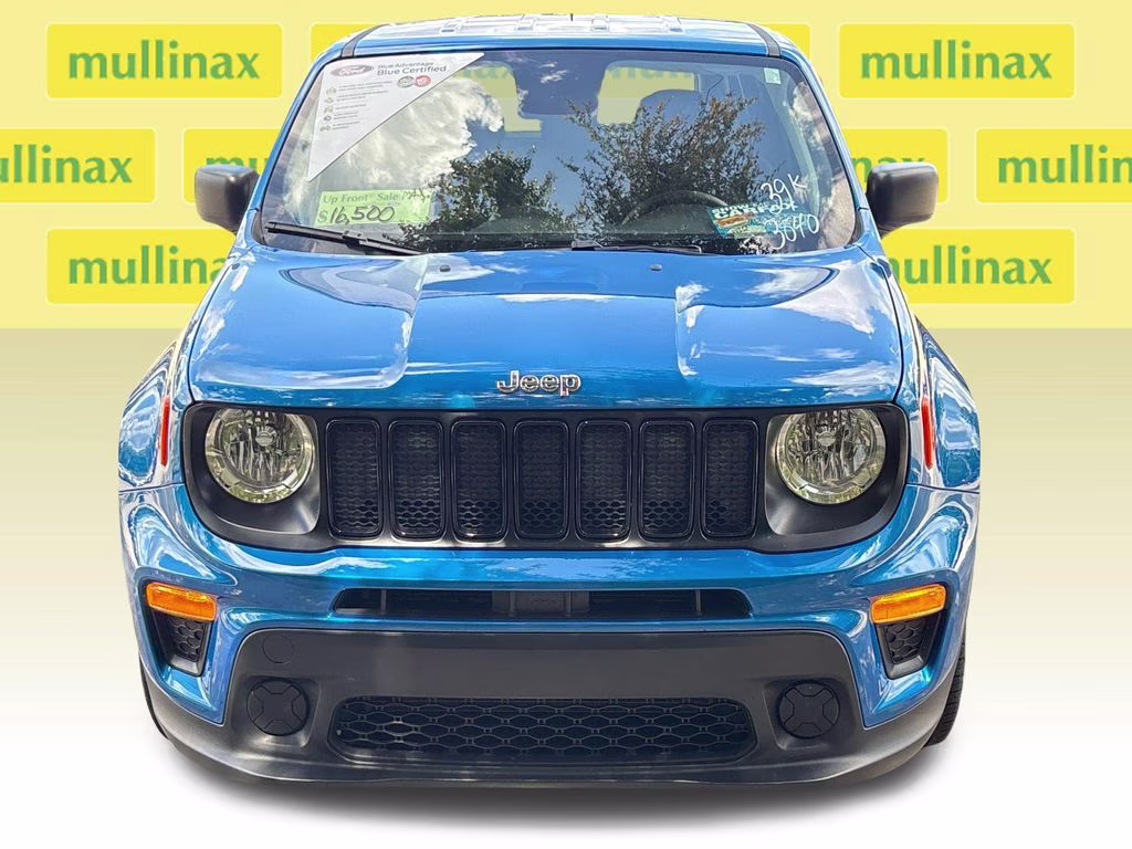 2020 Brilliant Blue Metallic Clear Coat Jeep Renegade Sport FWD SUV