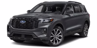 2025 White Metallic Ford Explorer Platinum 4X4 SUV