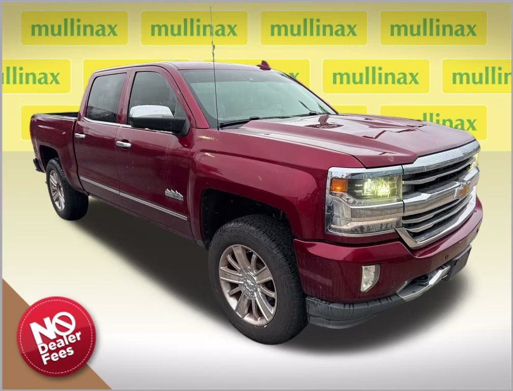 2016 Siren Red Tintcoat Chevrolet Silverado 1500 High Country 4X4 Truck