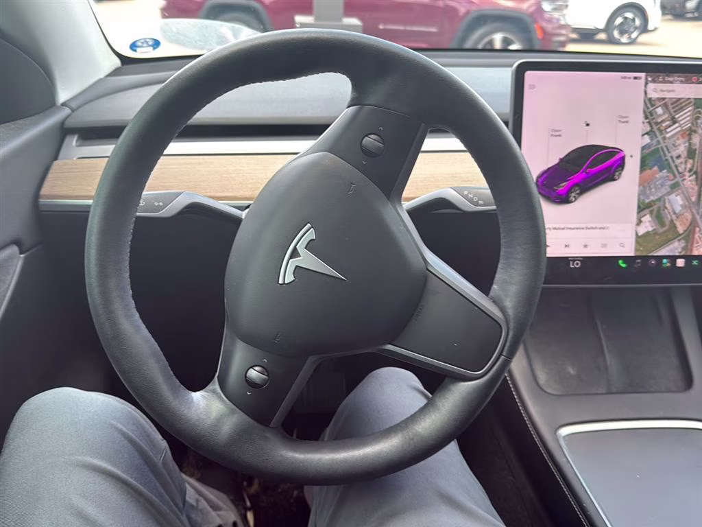 2021 Pearl White Multi-Coat Tesla Model Y Long Range AWD SUV