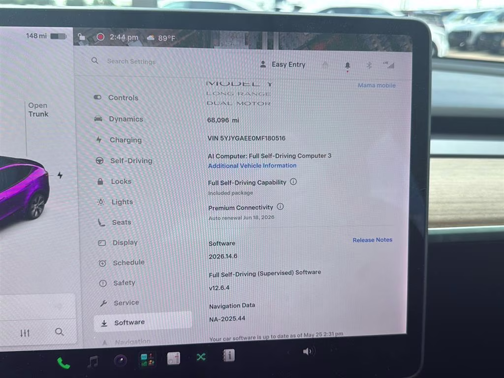 2021 Pearl White Multi-Coat Tesla Model Y Long Range AWD SUV