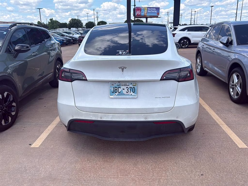 2021 Pearl White Multi-Coat Tesla Model Y Long Range AWD SUV