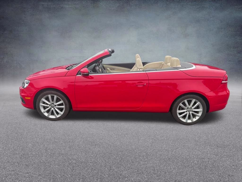 2015 Flash Red Volkswagen Eos Komfort Edition FWD Convertible