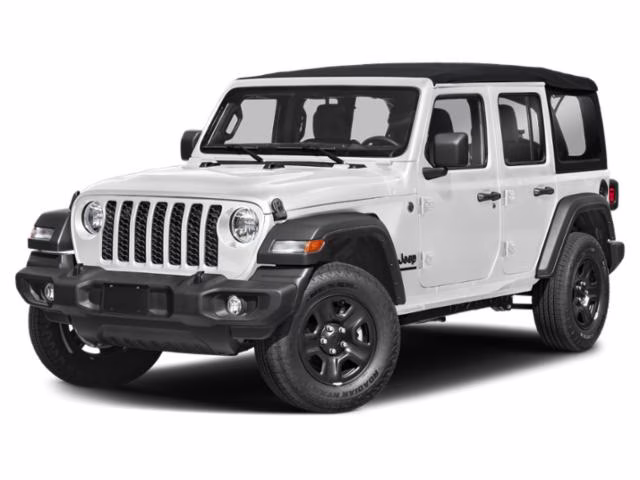 2026 Bright White Clearcoat Jeep Wrangler Sahara 4X4 SUV