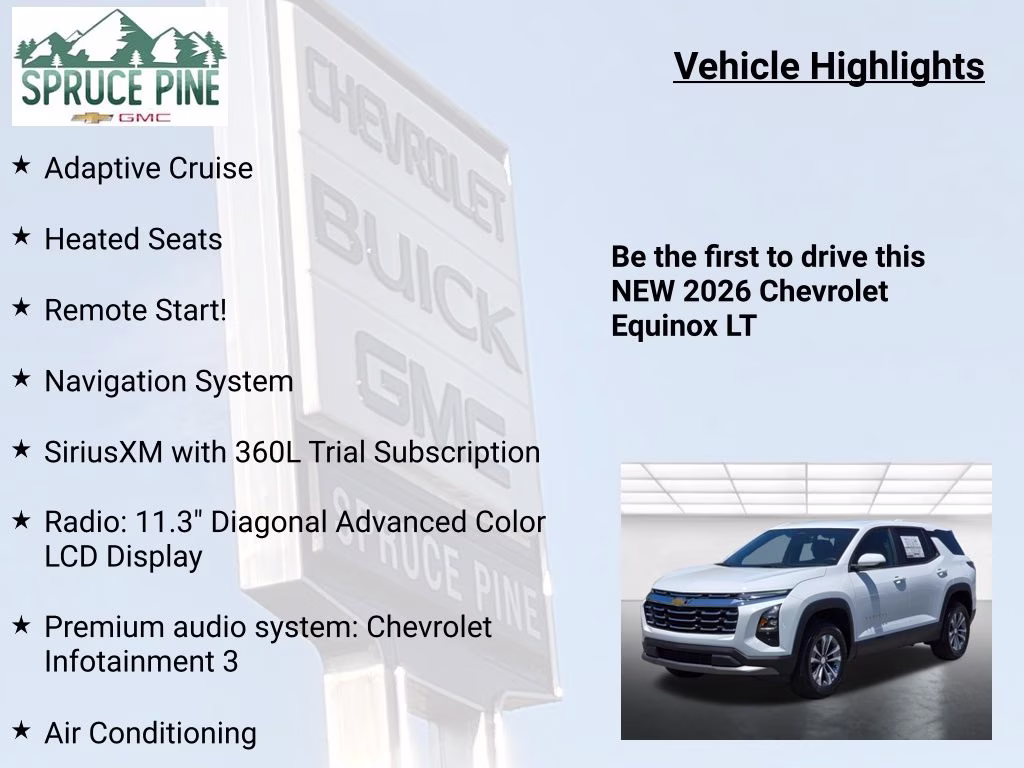 2026 Summit White Chevrolet Equinox LT AWD SUV