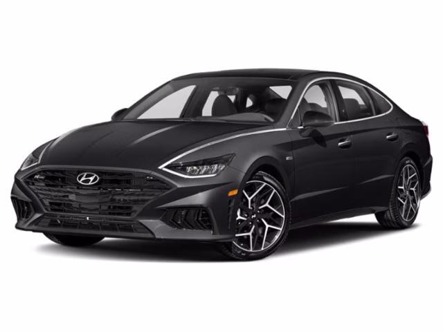2021 Phantom Black Hyundai Sonata N Line FWD Sedan