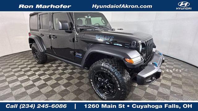 2023 Black Clearcoat Jeep Wrangler Base 4xe 4X4 SUV