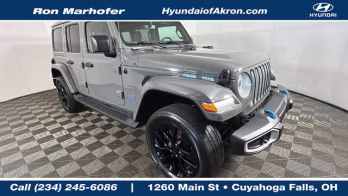 2022 Sting-Gray Clearcoat Jeep Wrangler Unlimited Sahara 4xe 4X4 SUV