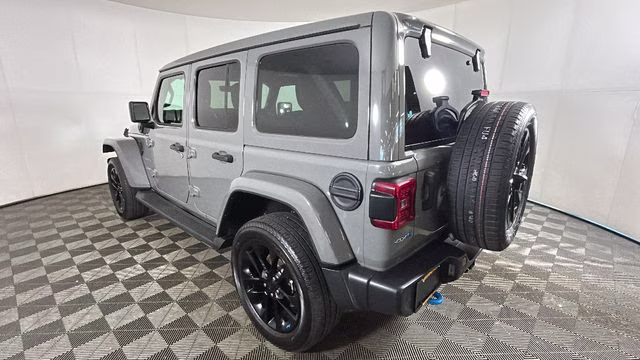 2022 Sting-Gray Clearcoat Jeep Wrangler Unlimited Sahara 4xe 4X4 SUV