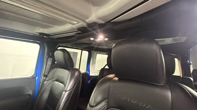 2023 Hydro Blue Pearl Coat Jeep Wrangler Sahara 4xe 4X4 SUV