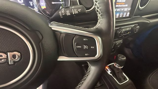 2023 Hydro Blue Pearl Coat Jeep Wrangler Sahara 4xe 4X4 SUV