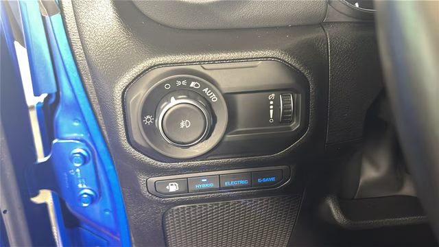 2023 Hydro Blue Pearl Coat Jeep Wrangler Sahara 4xe 4X4 SUV