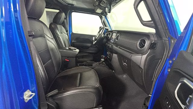 2023 Hydro Blue Pearl Coat Jeep Wrangler Sahara 4xe 4X4 SUV