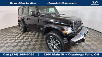 2024 Black Clearcoat Jeep Wrangler Sport S 4xe 4X4 SUV