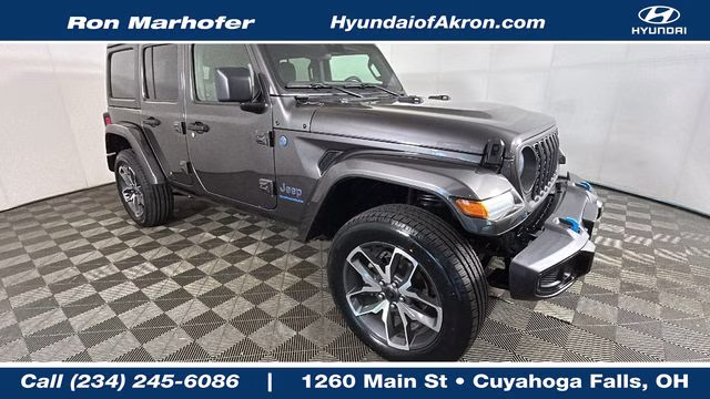 2024 Granite Crystal Metallic Clearcoat Jeep Wrangler Sport S 4xe 4X4 SUV