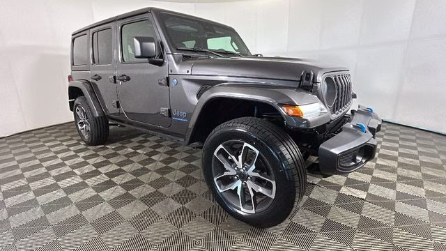 2024 Granite Crystal Metallic Clearcoat Jeep Wrangler Sport S 4xe 4X4 SUV