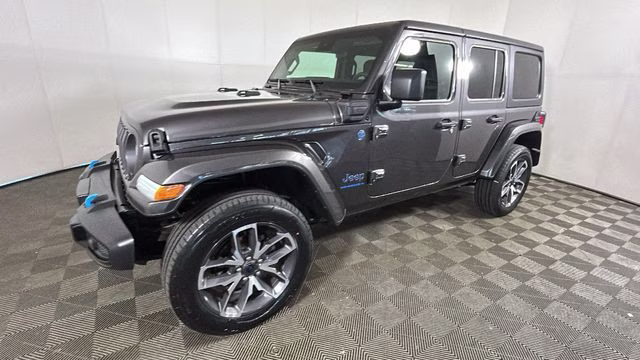 2024 Granite Crystal Metallic Clearcoat Jeep Wrangler Sport S 4xe 4X4 SUV