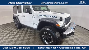 2024 Bright White Clearcoat Jeep Wrangler Rubicon 4xe 4X4 SUV