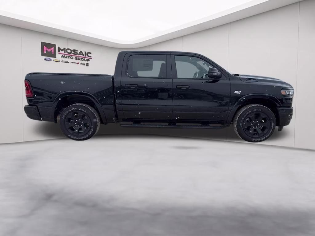 2026 Diamond Black Crystal Pearlcoat Ram 1500 Big Horn 4X4 Truck
