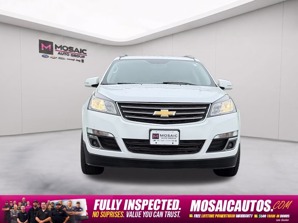 2017 Summit White Chevrolet Traverse 2LT AWD SUV