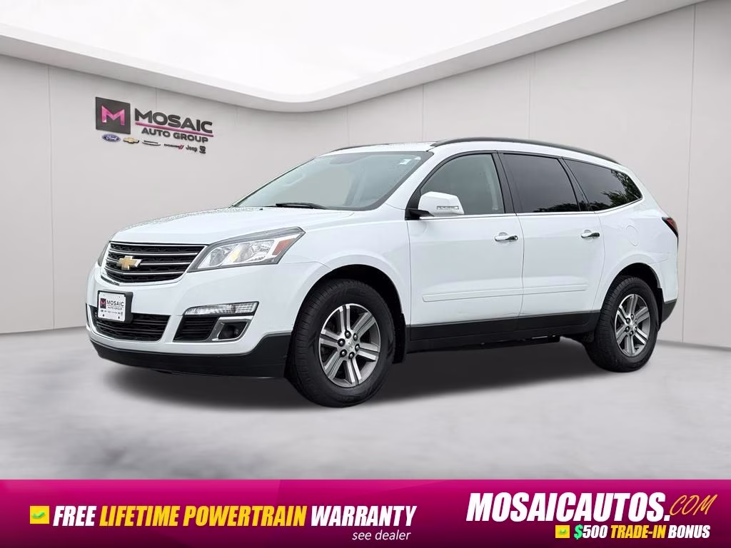 2017 Summit White Chevrolet Traverse 2LT AWD SUV